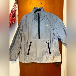 Hurley Women's Windbreaker Silver/Reflective size L